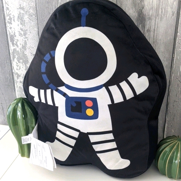 Indigo astronaut shaped cushion - black - Picture 1 of 1